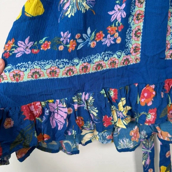 Free People Violet Hill Printed Tunic Top, Size 4, Excellent Condition! - Picture 6 of 15